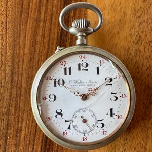 Rare Antique Swiss Pocket Watch – C. Wolter-Moeri La Chaux-de-Fonds early 1900’s for repair