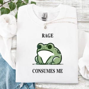 Comfort Colors Rage Frog Shirt: Funny Meme Tee, Nature Lover Gift
