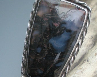 Agate Sterling Bolo Big Fabulous