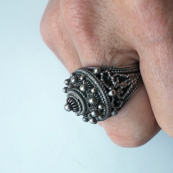 Ottoman Silver Ring Exceptional - image 3