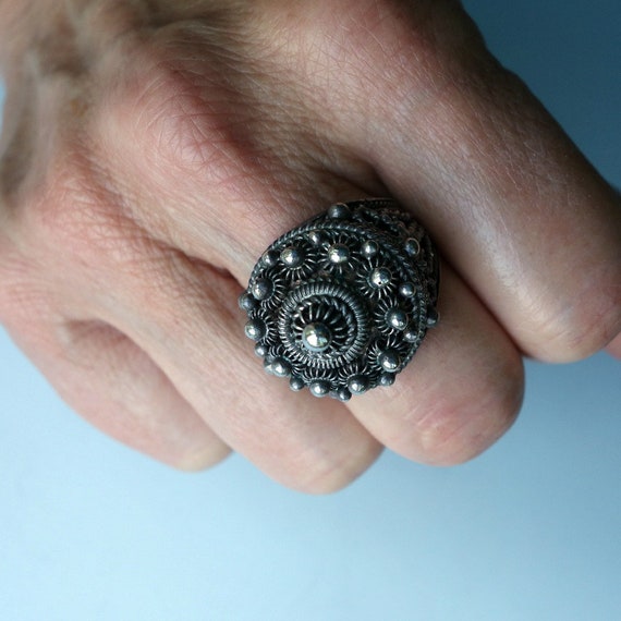 Ottoman Silver Ring Exceptional - image 5