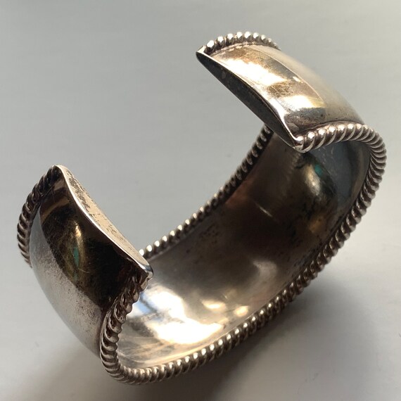 Wide Sterling Cuff - image 7