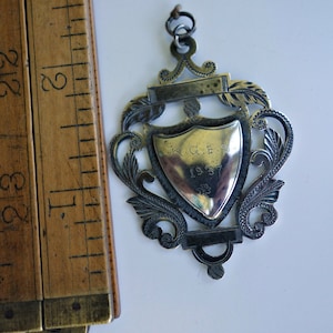 British Sterling Medal Fob 1937