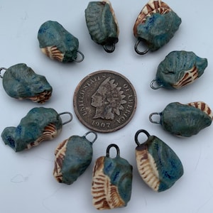 Nugget Shell Ceramic Drops