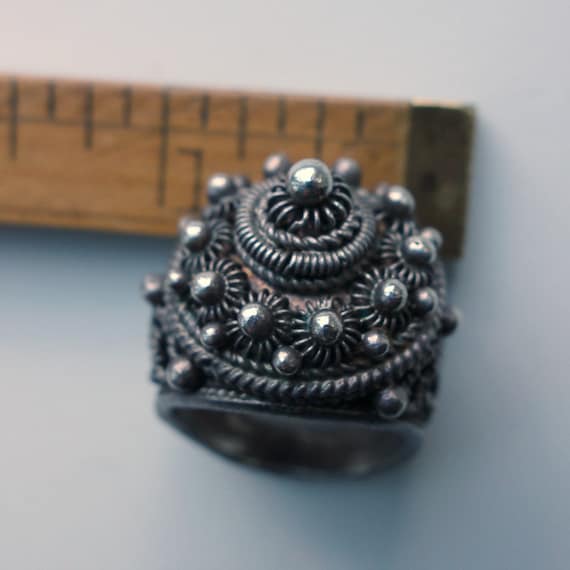 Ottoman Silver Ring Exceptional - image 1