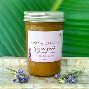 Honey Lavender Sugar Scrub: Natural Exfoliating Body Polish
