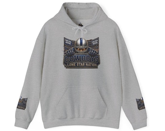 Hoodie Cowboys Lone Star Nation hoodie | football team pride