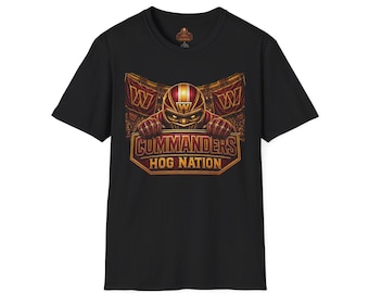 Commanders Hog Nation T-Shirt, Hog Nation team spirit, Game Day fun