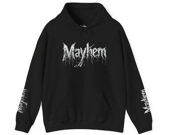 Felpa con cappuccio e logo Mayhem Drip / Felpa con cappuccio grafica