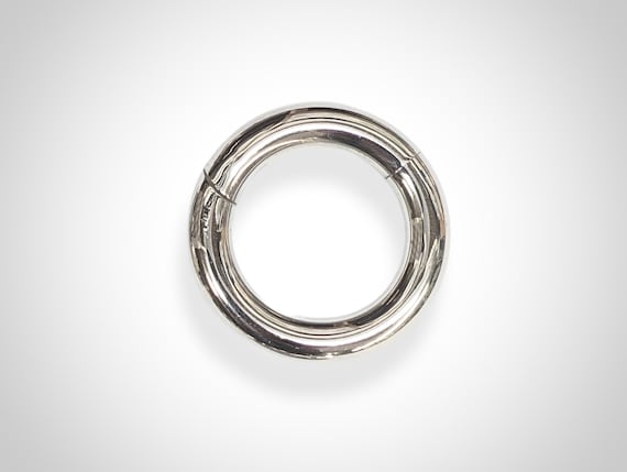12mm Implant Grade Titanium Hinged Segment Ring - 10G For Septum, Ear, Body Piercing