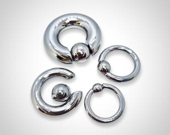 Titanium Captive Bead Ring: Prince Albert Piercing Jewelry