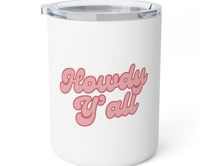 Western Theme Insulated Mug, Cowgirl Cowboy Equestrian Wild West Country Style Coffee Cup, Rodeo Gift Ideas, Cowgirl Decor, Ranch Coffee