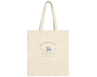 Equestrian Tote Bag - Woodside, California - Western Riders, Horse Lovers - Secret Club Tote, Social Club Bag, Polo Club Accessory