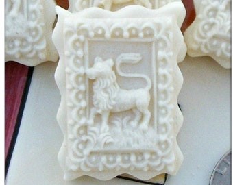 1886 Brökel Lion Cookie Mold - Springerle Mold - Marzipan Mold - Confection Mold - Lion Mold - Animal Mold - Ornament Mold - Buttermint Mold