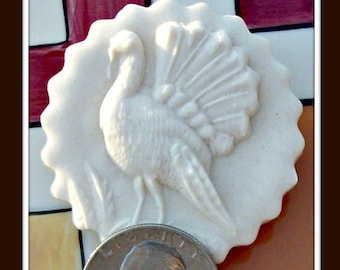 2010 J. Turkey Cookie Mold - Springerle Mold - Gingerbread Mold - Turkey Mold - Ornament Mold - Bird Mold - Thanksgiving Mold - Marzipan