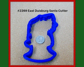 Custom CUTTER for #2269 East Duisburg Santa - Springerle - Cookie Cutter - Santa Cutter