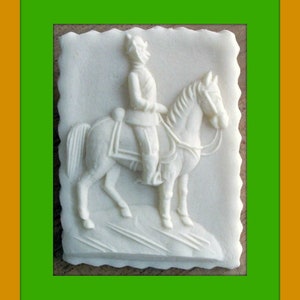 1588 Major Weston Cookie Mold - Springerle Mold - Gingerbread Mold - Marzipan Mold - Paper Casting Mold - Ornament Mold - Military Mold