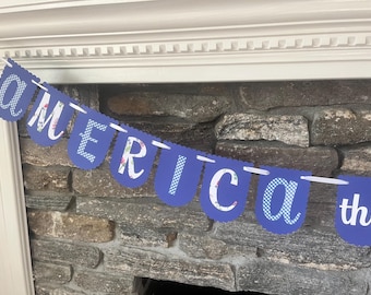Patriotic Banner - America the beautiful