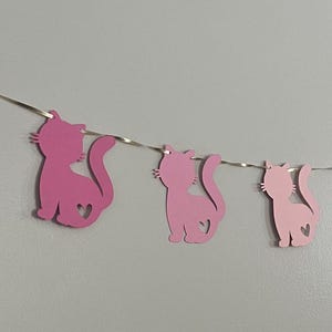 Kitty Cat Garland,  Cat Garland, Kitten Garland