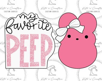 My Favourite Peep Cookie Cutter Set