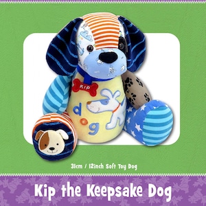 Kip il cane ricordo di Funky Friends Factory - {Modello di carta}