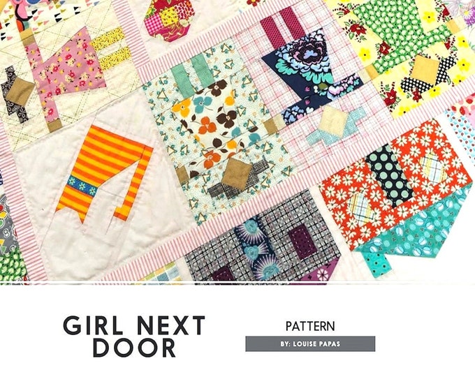 Girl Next Door Quilt Pattern Jen Kingwell Designs Louise Etsy