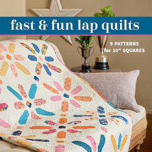 Snelle en leuke schootquilts van Melissa Corry | #11578 | 10 laagstaartpatronen