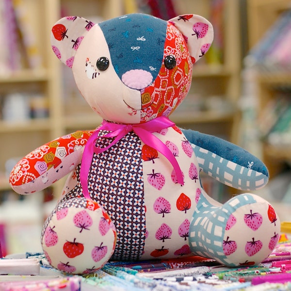 Melody Memory Bear by Funky Friends Factory - {Paper Pattern}