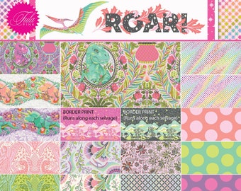 Roar! Fat Quarter Bundle by Tula Pink for Free Spirit | 21 Prints