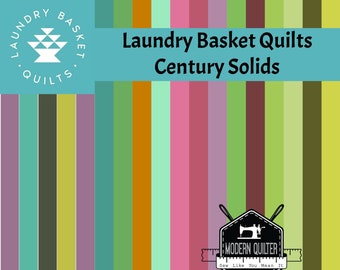 Laundry Basket Century Solids by Edyta Sitar | Fat quarter Bundle | 18 Prints