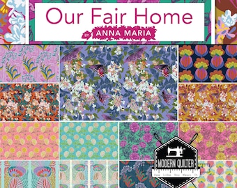 Our Fair Home by Anna Maria Horner for Free Spirit | Fat Quarter Bundle | 17 Prints