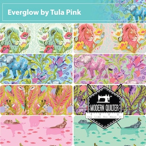 Everglow Half Yard Bundle by Tula Pink | 8 Prints