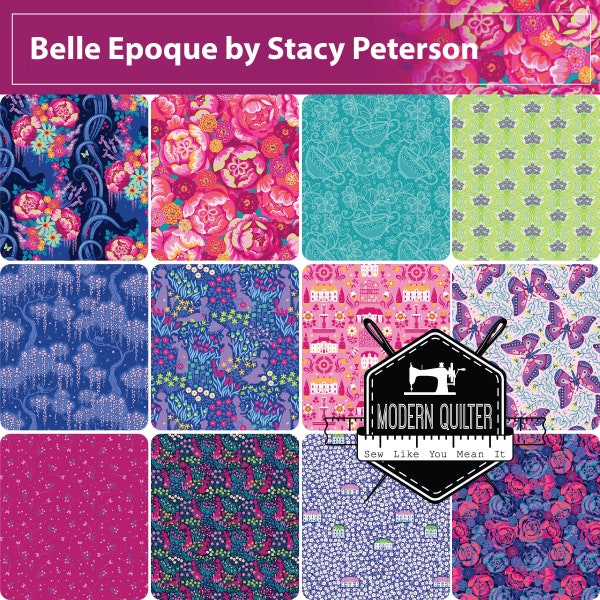 Belle Epoque by Stacy Peterson for Free Spirit | Half Yard Bundle | 12 Prints