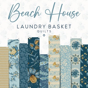 PREORDER: Beach House by Edyta Sitar of Laundry Basket Quilts for Andover Fabrics | Fat Quarter Bundle | 31 Prints | Arriving Aug 2024
