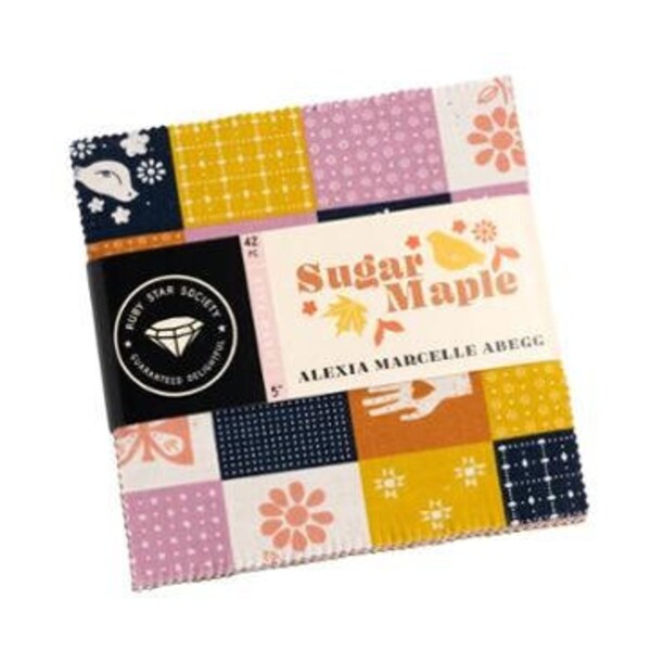 Sugar Maple Charm Pack by Alexia Abegg of Ruby Star | 42 Assorted 5" Squares
