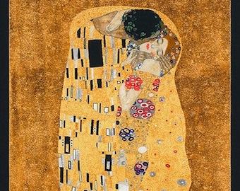 Gustav Klimt The Kiss Panel 17178-133 by Studio RK