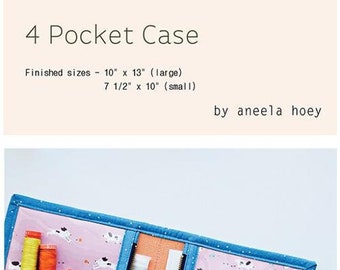 4 Pocket Case Pattern by Aneela Hoey (Paper Pattern)