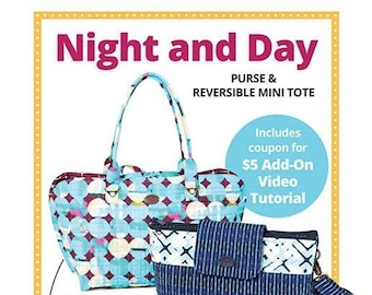 Night and Day Purse and Reversible Mini Tote by Annie | Paper Pattern