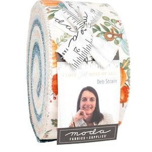 I Love Fall Jelly Roll by Deb Strain for Moda | 40 Assorted 2.5&quot; x 44&quot; Strips