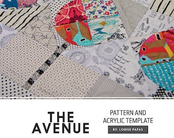 The Avenue Pattern and Acrylic Template Set by Louise Papas