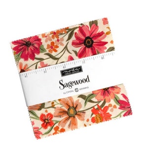 Sagewood Charm Pack by Crystal Manning for Moda | 42 Assorted 5&quot; Squares
