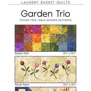 Garden Trio Quilt Pattern by Edyta Sitar - Paper Pattern