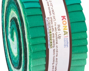 KONA Cotton 30/'s Palette by Darlene Zimmerman Bundle JELLY ROLL 40 2.5-inch Strips from Robert Kaufman ru-583-40