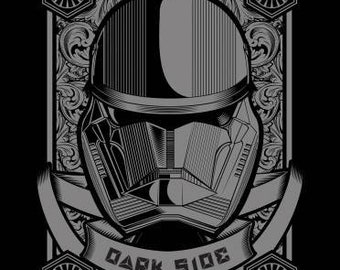 darth vader fabric panel