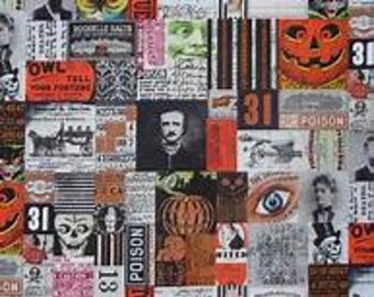 Free Spirit Materialize by Tim Holtz PWTH072 Multi Apothicary Cotton Fabric