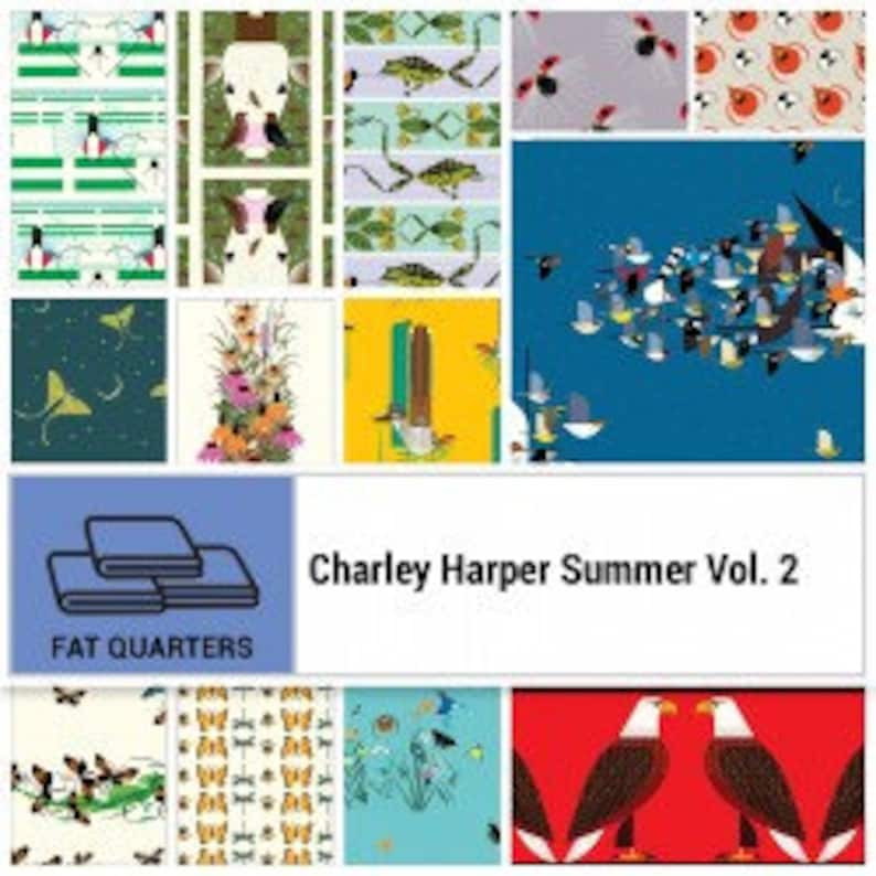 Preorder: Charley Harper Summer Vol. 2 2021 Fat quarter Bundle | Etsy