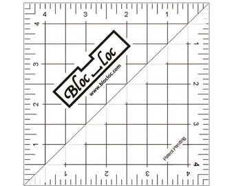 Bloc Loc Half Square Triangle Rulers - Choose Your Size