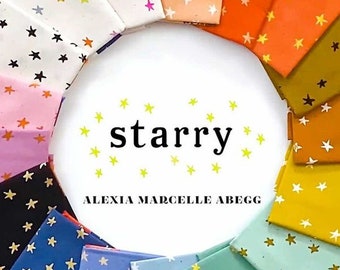 Sternenklare Ausgefallene Version | Vorgeschnittenes Fat Quarter Bundle von Alexia Marcelle Abegg für Ruby Star Society | 17 Drucke