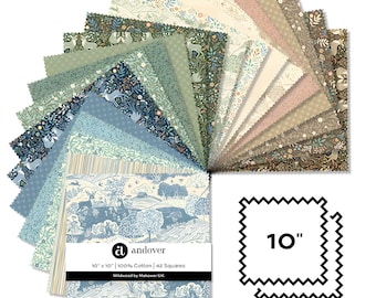 PREORDER: Wildwood 10 Inch Squares by Makower for Andover Fabrics | Arriving Oct 2026