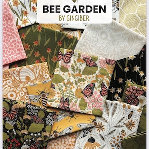 Bee Garden Precut Fat Quarter Bundle by Gingiber | 29 Prints